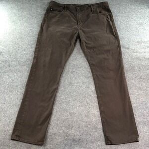 AG Adriano Goldschmied Everett Slim Straight Pants Brown 40x34